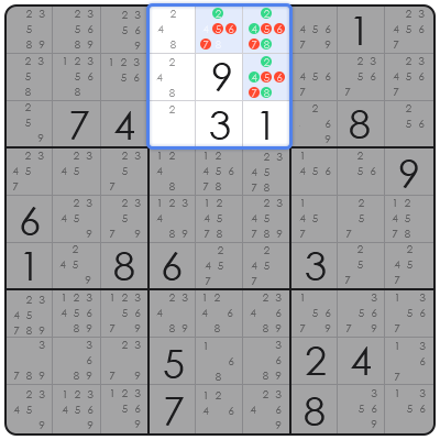 sudoku color cube